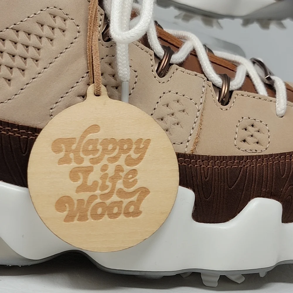 Nike Air Jordan 9 G Golf Masters 2024 Woodgrain Shoes FN6929-200 Mens Size 5 New